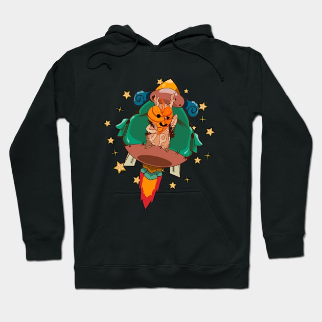 TOTK Korok to the stars Hoodie by samuzai